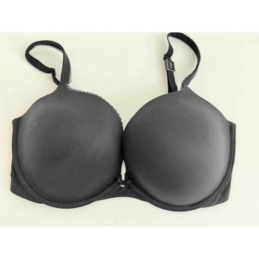 Victoria Secret Body By Victoria Push-Up Bra Black 36DDD Underwire Padded